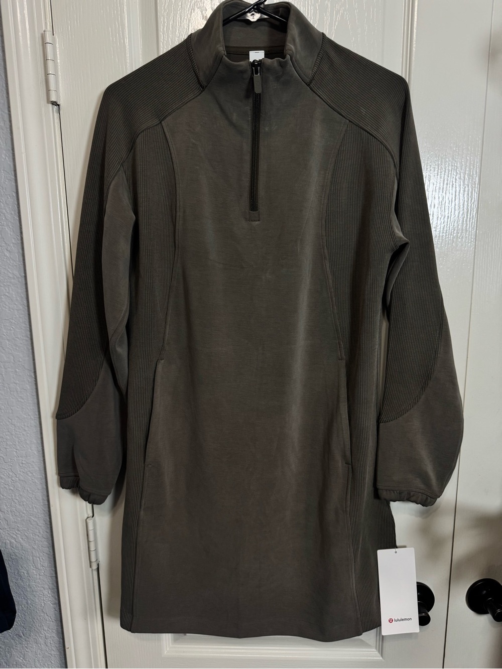 Lululemon NWT Softstreme Half-Zip Mini Dress